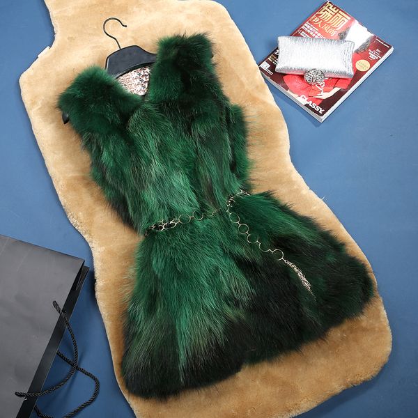 real raccoon dog fur vest waistcoat women natural fur coat sleeveless jacket 2018 autumn and winter ing, Black
real raccoon dog fur vest waistcoat women natural fur coat sleeveless jacket 2018 autumn and winter ing, Black