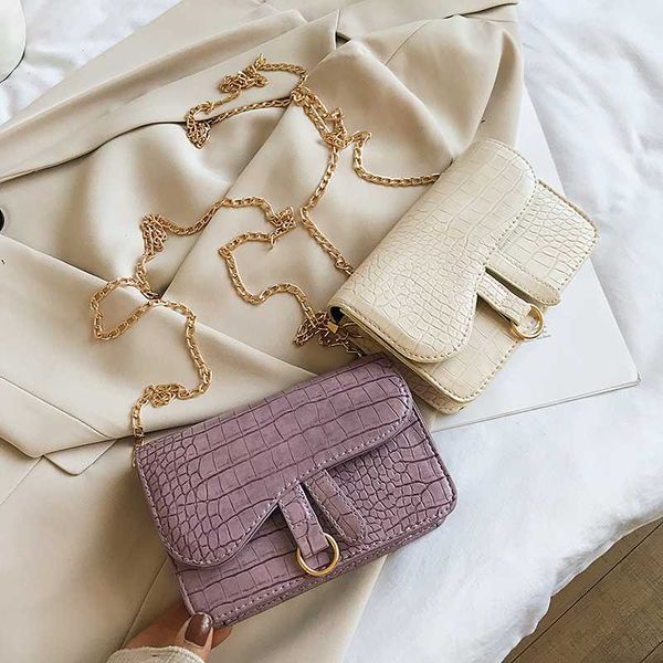 women's 2020 bag new summer bag fashion crocodile pattern wild chain strap shoulder diagonal fashion saddle
women's 2020 bag new summer bag fashion crocodile pattern wild chain strap shoulder diagonal fashion saddle