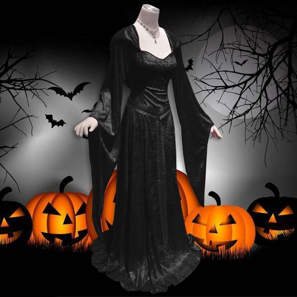 medieval vintage celtic dress long sleeve suqare collar hooded floor length renaissance gothic dress cosplay halloween costume, Black;red
medieval vintage celtic dress long sleeve suqare collar hooded floor length renaissance gothic dress cosplay halloween costume, Black;red