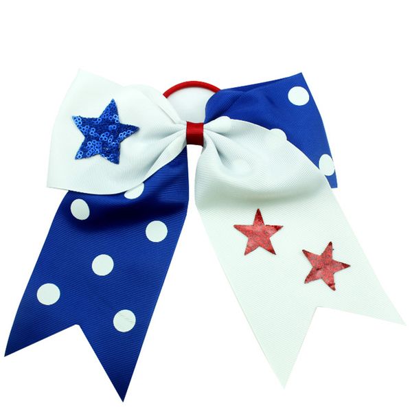 adogirl boutique national flag star print cheerleading hair bows elastic hair bands girl handmade accessories scrunchie, Slivery;white
adogirl boutique national flag star print cheerleading hair bows elastic hair bands girl handmade accessories scrunchie, Slivery;white