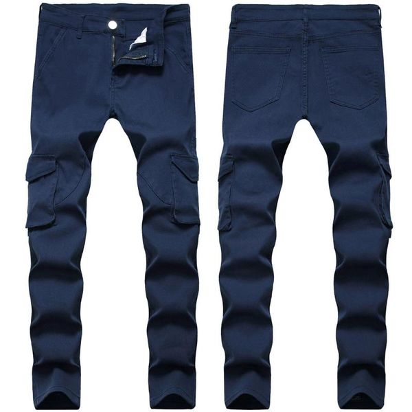 2020 new fashion stretch casual mens jeans men's casual solid color slim sweatpants pencil jeans trousers pants*3, Blue
2020 new fashion stretch casual mens jeans men's casual solid color slim sweatpants pencil jeans trousers pants*3, Blue