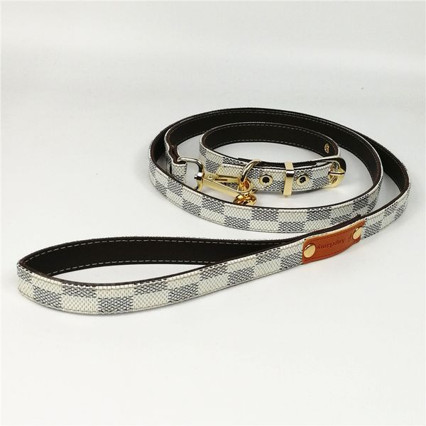 dog collar leash set pet collars classic design gray plaid pu pet accessories new arrival drop shipping
dog collar leash set pet collars classic design gray plaid pu pet accessories new arrival drop shipping
