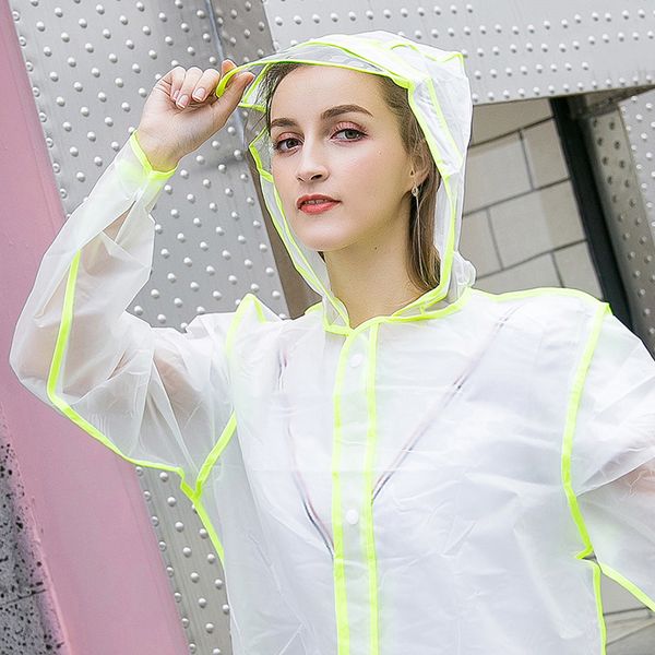 women men fashion eva transparent raincoat waterproof camping hooded ponchos plastic rain cover portable outdoor travel rainwear
women men fashion eva transparent raincoat waterproof camping hooded ponchos plastic rain cover portable outdoor travel rainwear
