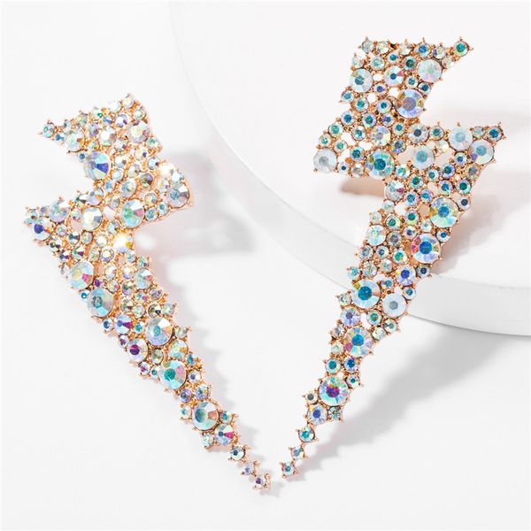2019 trendy exaggerated metal rhinestone stud earrings for women simple european style geometric earring party jewelry, Silver
2019 trendy exaggerated metal rhinestone stud earrings for women simple european style geometric earring party jewelry, Silver