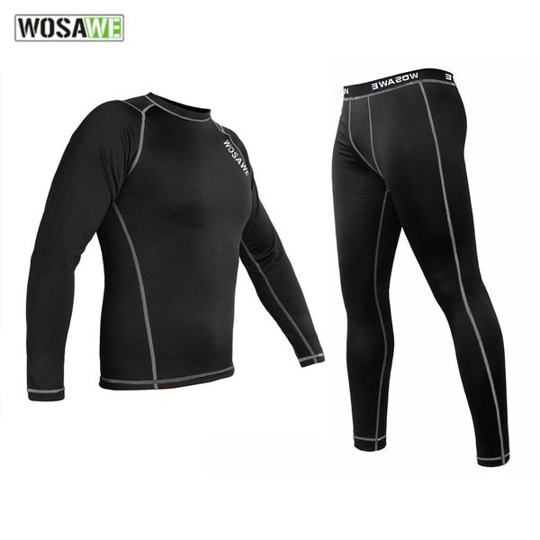 wosawe winter thermal fleece motorcycle clothes underwear set warm motocross riding base layer jersey pants suit clothing, Black;blue
wosawe winter thermal fleece motorcycle clothes underwear set warm motocross riding base layer jersey pants suit clothing, Black;blue