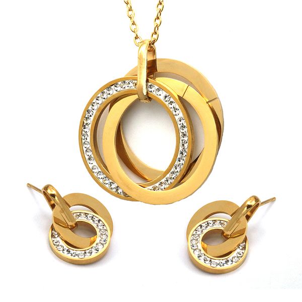 new arrival round crystal necklace with earring sets,stainless steel jewelry sets, Silver
new arrival round crystal necklace with earring sets,stainless steel jewelry sets, Silver