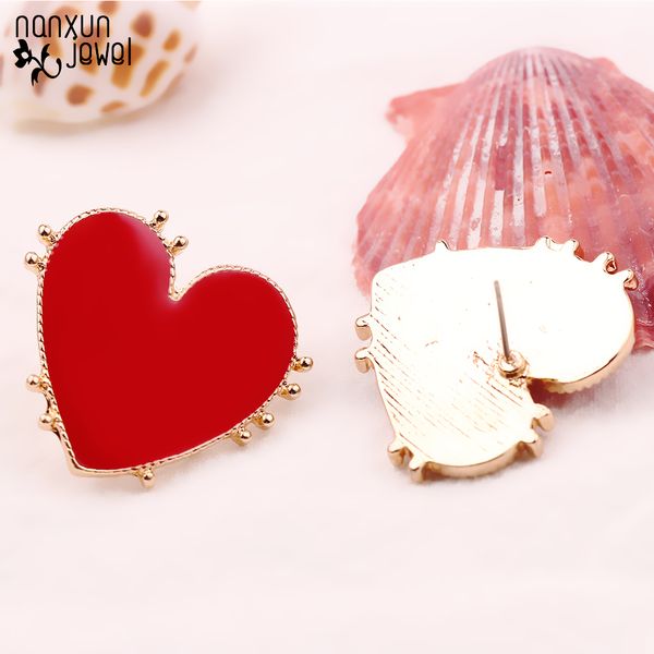 2019 new design punk big red heart stud earrings gold color women bohemian love heart stud earrings fashion jewelry accessories, Golden;silver
2019 new design punk big red heart stud earrings gold color women bohemian love heart stud earrings fashion jewelry accessories, Golden;silver