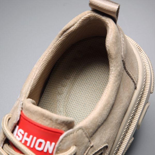 mens shoes suede casual natural leather comfy lightweight breathable outdoor work shoes men brand sneakers roupas masculina, Black
mens shoes suede casual natural leather comfy lightweight breathable outdoor work shoes men brand sneakers roupas masculina, Black
