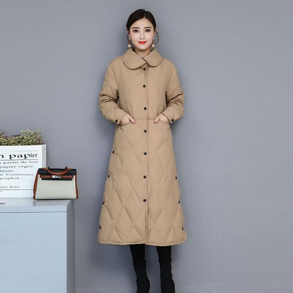 2019 new autumn winter ultra light warm duck down jacket women slim single-breasted meidum long down coats ladies outerwear, Black
2019 new autumn winter ultra light warm duck down jacket women slim single-breasted meidum long down coats ladies outerwear, Black