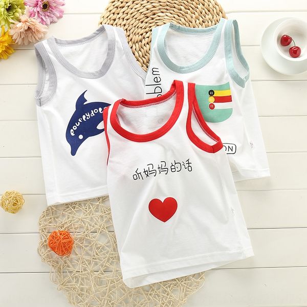 children's boys' sleeveless 20 girls' base shirt children's boys' sleeveless vest cotton 20 girls' base shirt, Blue
children's boys' sleeveless 20 girls' base shirt children's boys' sleeveless vest cotton 20 girls' base shirt, Blue