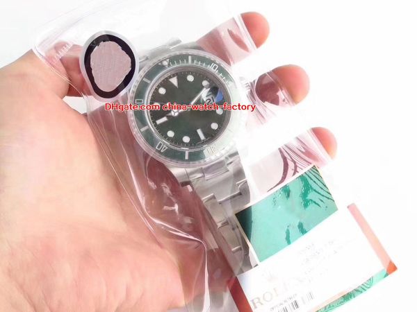 

2 Color Best Quality VR Factory 904L Steel 40mm 116610 116610LN 116610LV Ceramic Swiss CAL.3135 2836 Movement Automatic Mens Watch Watches