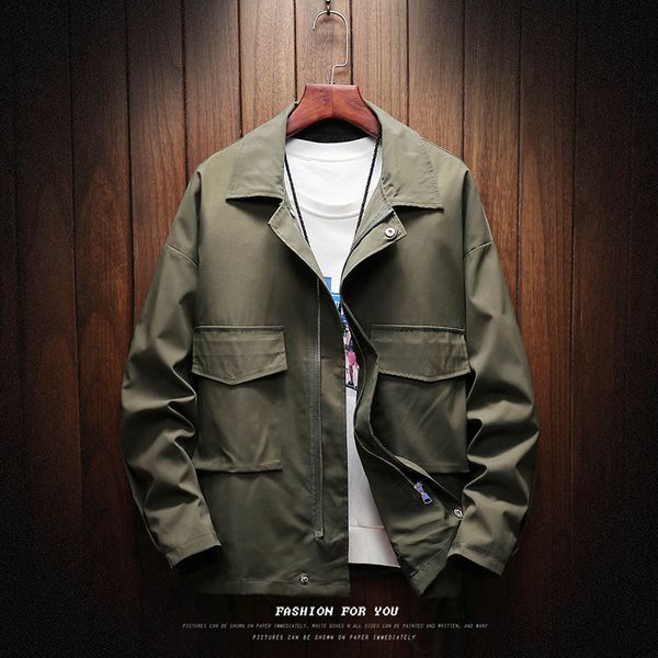 youth mens jacket men fashion loose zipper bomber jackets chest pocket black army green autumn coats 5xl, Black;brown
youth mens jacket men fashion loose zipper bomber jackets chest pocket black army green autumn coats 5xl, Black;brown