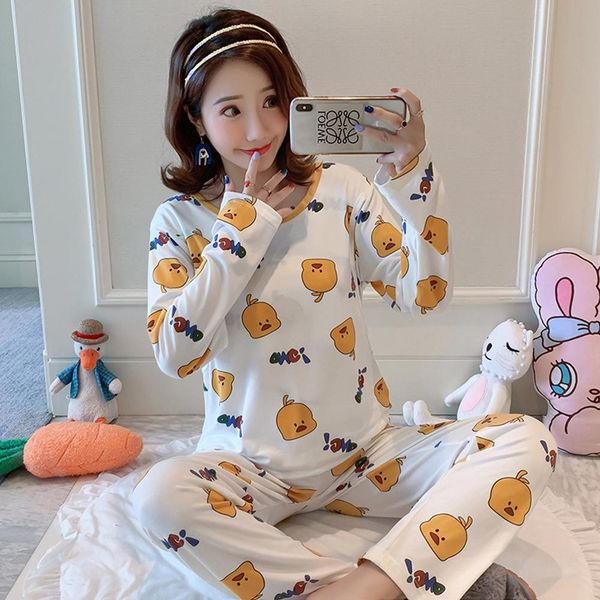 women spring autumn fashion thin round neck pajamas two-piece suit outfit, Black;red
women spring autumn fashion thin round neck pajamas two-piece suit outfit, Black;red