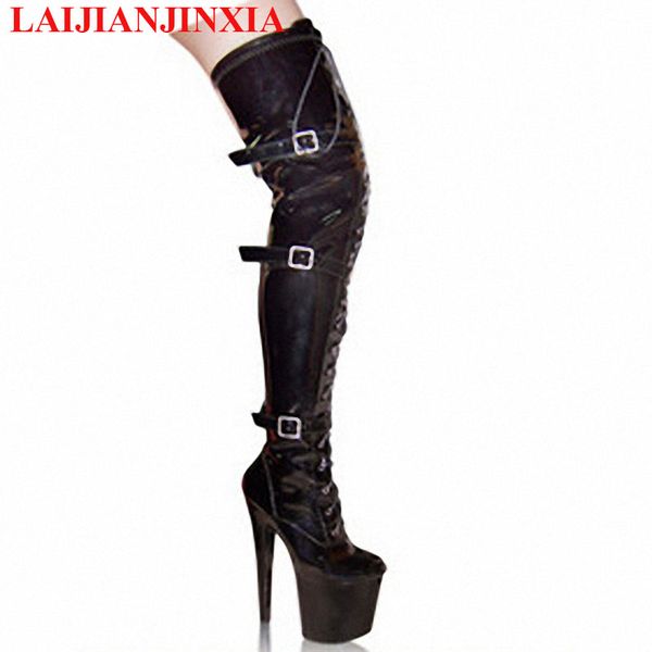 laijianjinxia over the knee thigh high boots 20cm high heels shoes ladies platform heel boot pole dancing party boots a-026, Black
laijianjinxia over the knee thigh high boots 20cm high heels shoes ladies platform heel boot pole dancing party boots a-026, Black
