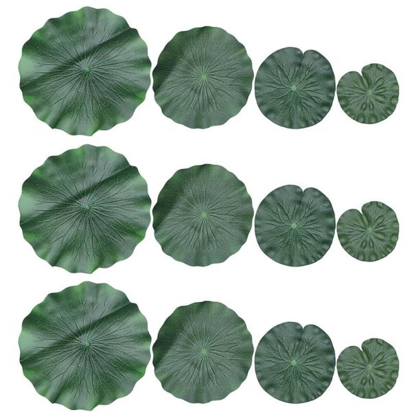 12 pcs/1 pack lotus leaf artificial leaves decorative leaf performance party ornament fish tank pond lotus (10cm, 17cm,20cm
12 pcs/1 pack lotus leaf artificial leaves decorative leaf performance party ornament fish tank pond lotus (10cm, 17cm,20cm