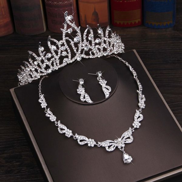 3pcs rhinestone crystal butterfly bridal jewelry sets necklace earring tiara set wedding hair ornaments african bead jewelry set, Slivery;golden
3pcs rhinestone crystal butterfly bridal jewelry sets necklace earring tiara set wedding hair ornaments african bead jewelry set, Slivery;golden