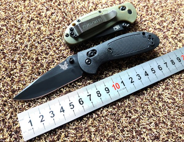 Benchmade Mini Griptilian AXIS Lock Folding Knife 2.91" 154CM Black Drop Point Plain Blade, Black Noryl GTX Handles - 556BK
Benchmade Mini Griptilian AXIS Lock Folding Knife 2.91" 154CM Black Drop Point Plain Blade, Black Noryl GTX Handles - 556BK