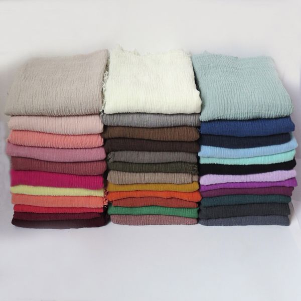 10pcs/lot plain colors crinkled bubble scarf shawl with fringes muslim hijab head wrap large size mx191022, Blue;gray
10pcs/lot plain colors crinkled bubble scarf shawl with fringes muslim hijab head wrap large size mx191022, Blue;gray