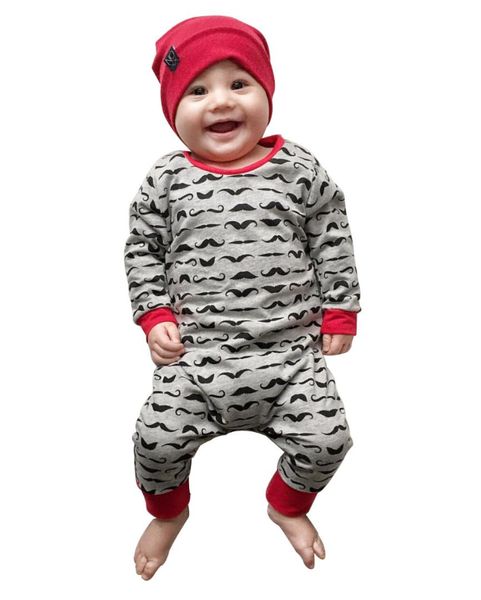 2018 cute baby girl boy clothes long sleeve gray beard full print one piece baby rompers newborn clothing set infant suits, White
2018 cute baby girl boy clothes long sleeve gray beard full print one piece baby rompers newborn clothing set infant suits, White