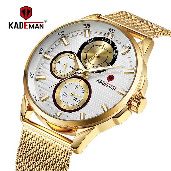 kademan new arrival luxury men watch brand casual business male watch full steel 3atm sport wristwatch original gift relogio, Slivery;brown
kademan new arrival luxury men watch brand casual business male watch full steel 3atm sport wristwatch original gift relogio, Slivery;brown