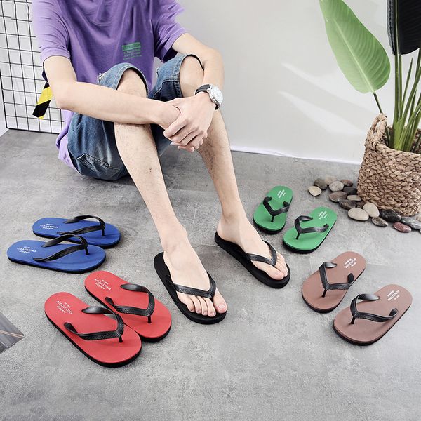 men's outdoor slippers in fashion wear men's sandwich personality korean version sandwich slippers and anti-skid beach shoes, Black
men's outdoor slippers in fashion wear men's sandwich personality korean version sandwich slippers and anti-skid beach shoes, Black