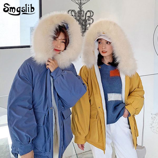 winter jacket women 2019 fashion warm women coat female fur collar hooded zipper outwear parka winter down jacket, Black
winter jacket women 2019 fashion warm women coat female fur collar hooded zipper outwear parka winter down jacket, Black