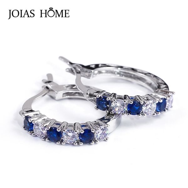joiashome 925 sterling silver earrings for women with round sapphire gemstones women fine jewelry wedding party wholesale, Golden;silver
joiashome 925 sterling silver earrings for women with round sapphire gemstones women fine jewelry wedding party wholesale, Golden;silver