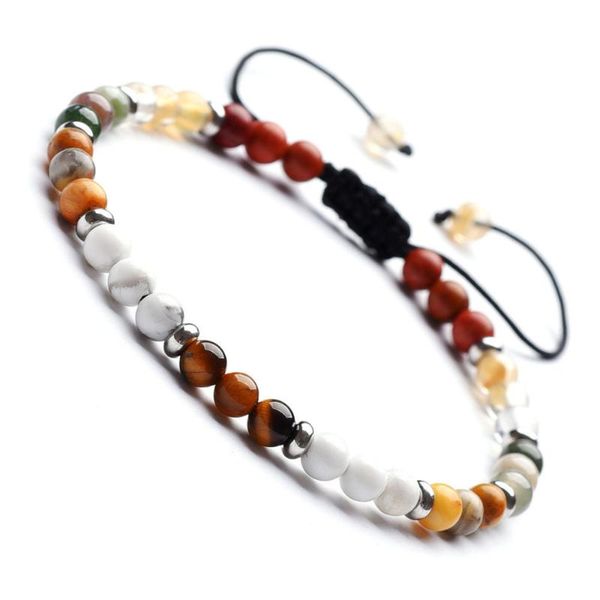 simple small beads charm bracelets 4mm natural stone chakra handcrafted beaded braided bracelet women girls yoga jewelry, Black
simple small beads charm bracelets 4mm natural stone chakra handcrafted beaded braided bracelet women girls yoga jewelry, Black