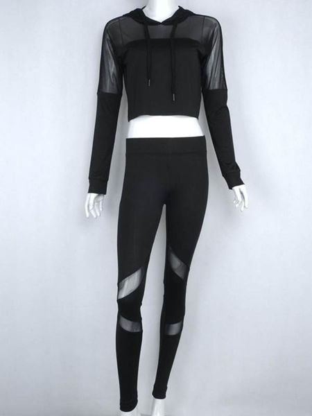 2020 mesh tracksuits women set streetwear black short hoodie summer casual pants fitness leggings high waist two pieces sets, White
2020 mesh tracksuits women set streetwear black short hoodie summer casual pants fitness leggings high waist two pieces sets, White