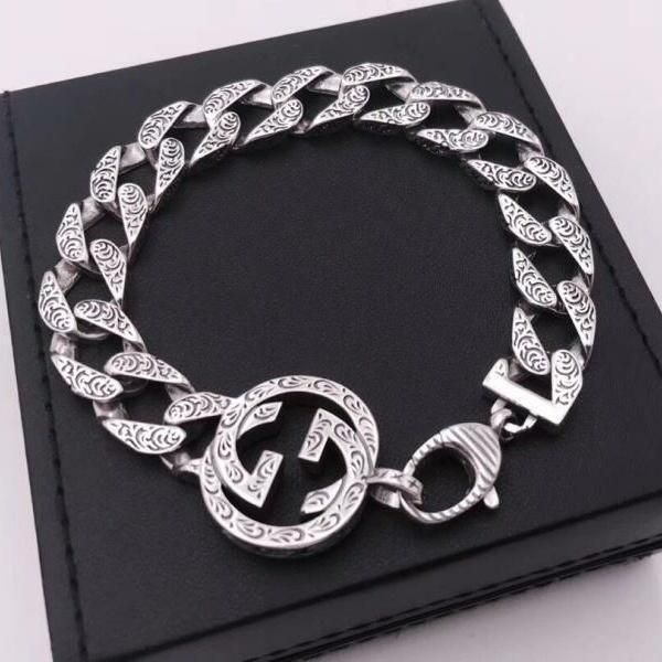 s925 sterling silver bracelet special design letters men and women rattan bracelet luxury bracelet fashion jewelry supply, Golden;silver
s925 sterling silver bracelet special design letters men and women rattan bracelet luxury bracelet fashion jewelry supply, Golden;silver
