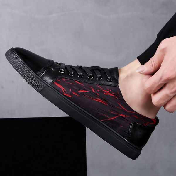 brand autumn men casual shoes fashion sneakers leather footwear soft rubber men flats shoes mens sales flat designer, Black
brand autumn men casual shoes fashion sneakers leather footwear soft rubber men flats shoes mens sales flat designer, Black