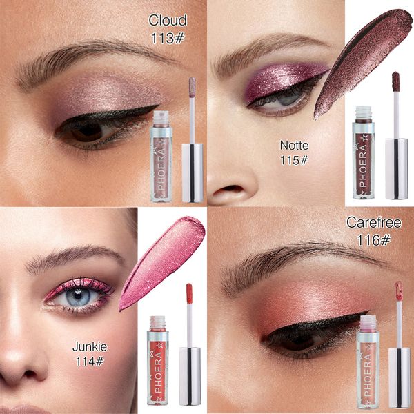phoera new 18ml 4 color magnificent metals glitter liquid eyeshadow diamond waterproof long-lasting makeup pigments tool 19l0716
phoera new 18ml 4 color magnificent metals glitter liquid eyeshadow diamond waterproof long-lasting makeup pigments tool 19l0716