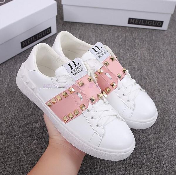 Лучшие продажи красивая женщина натуральная кожа низкий топ sneaker заклепки Повседневная обувь квартиры круглые пальцы босоножки высокое качество обувь размер 35 ~ 40
Лучшие продажи красивая женщина натуральная кожа низкий топ sneaker заклепки Повседневная обувь квартиры круглые пальцы босоножки высокое качество обувь размер 35 ~ 40