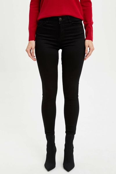defacto female fashion solid leisure pencil trousers for women's casual slim pants comfort long pants ladies -m1442az19au, Black;white
defacto female fashion solid leisure pencil trousers for women's casual slim pants comfort long pants ladies -m1442az19au, Black;white