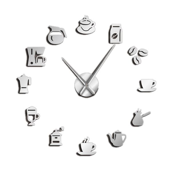 new cafe diy large wall clock frameless giant wall clock modern design cafe coffee mug coffee bean decor kitchen watch 
new cafe diy large wall clock frameless giant wall clock modern design cafe coffee mug coffee bean decor kitchen watch