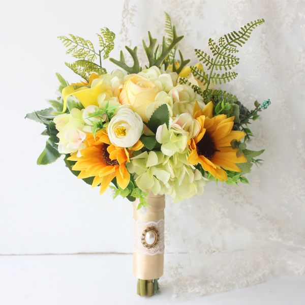 wedding bouquet handmade artificial flower rose buque yellower sunflower bridal bouquet for wedding decoration
wedding bouquet handmade artificial flower rose buque yellower sunflower bridal bouquet for wedding decoration