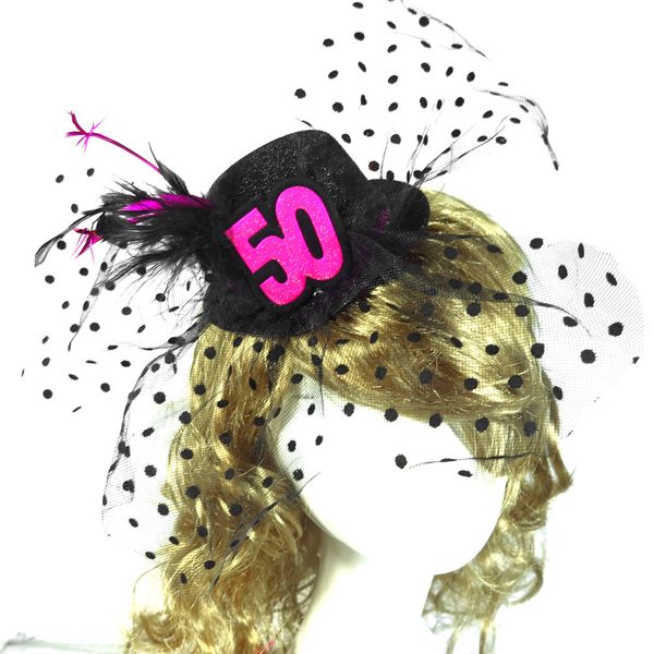 50 birthday mini hat women facinator 50% off for 3pcs hair accessories fun souvenir birthday decoration event party supplies
50 birthday mini hat women facinator 50% off for 3pcs hair accessories fun souvenir birthday decoration event party supplies