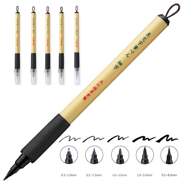 5 different tip sizes black hard head pen pigment liner water based brush soft pen for drawing signature art markers supplies
5 different tip sizes black hard head pen pigment liner water based brush soft pen for drawing signature art markers supplies