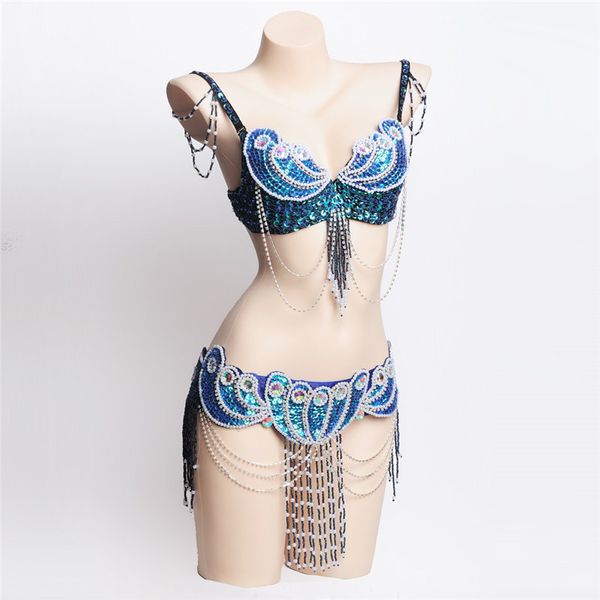 women belly dance bra & beaded belt 2 pieces belly dance costume outfit set bras belt female bollywood clothes, Black;red
women belly dance bra & beaded belt 2 pieces belly dance costume outfit set bras belt female bollywood clothes, Black;red