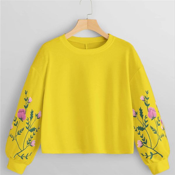 new women sweatshirt fashion print flowers pattern o-neck pullovers casual solid color long sleeve sweatshirt for women, Black
new women sweatshirt fashion print flowers pattern o-neck pullovers casual solid color long sleeve sweatshirt for women, Black