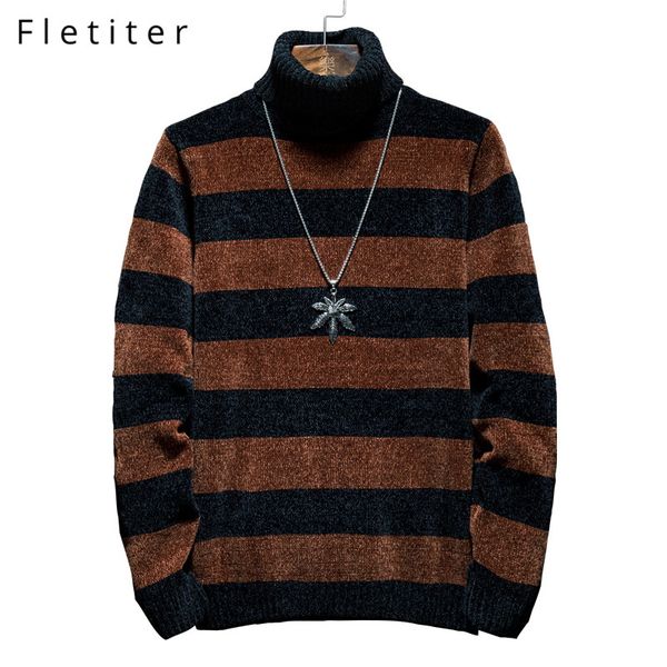 fletiter sweater men clothes 2019 autumn winter cashmere wool pullover sweaters plus size striped casual turtleneck pull homme, White;black
fletiter sweater men clothes 2019 autumn winter cashmere wool pullover sweaters plus size striped casual turtleneck pull homme, White;black