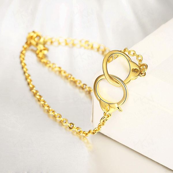 wholesale-bracelets 18k gold plated jewelry fashion valentine's day gift creative romantic european style handcuffs bracelet, Golden;silver
wholesale-bracelets 18k gold plated jewelry fashion valentine's day gift creative romantic european style handcuffs bracelet, Golden;silver