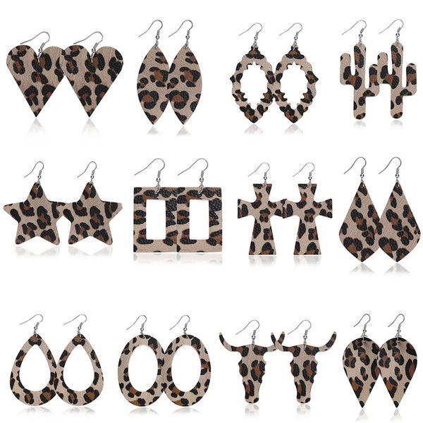 new cactus cross square pentagram bull earring geometry waterdrop pu leather earrings dangle ear hook leopard eardrop women jewelry gifts, Silver
new cactus cross square pentagram bull earring geometry waterdrop pu leather earrings dangle ear hook leopard eardrop women jewelry gifts, Silver