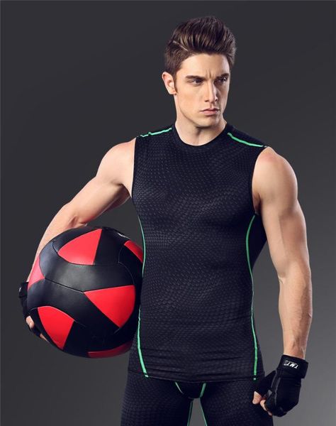 mens sport vest sleeveless t-shirt elastic tank compression tee shirt undershirt singlet sports weskit running vest, Black;blue
mens sport vest sleeveless t-shirt elastic tank compression tee shirt undershirt singlet sports weskit running vest, Black;blue