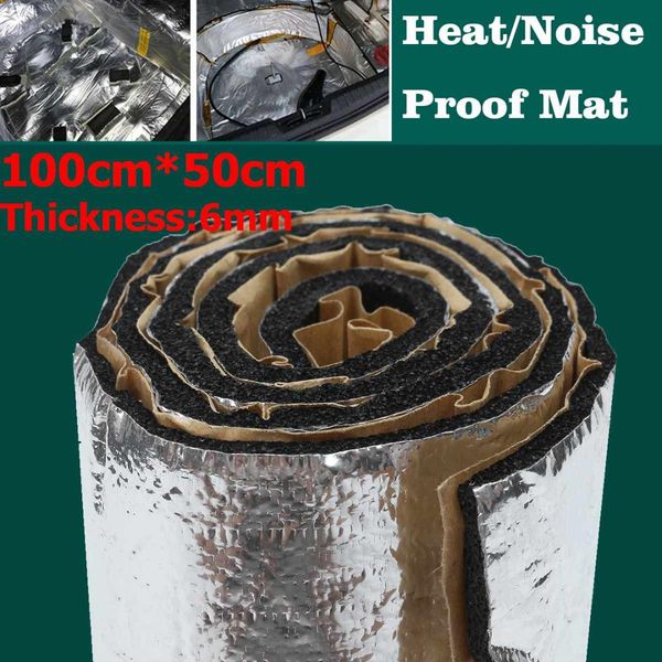 100cmx50cm car sound deadener mat noise bonnet insulation deadening for hood engine firewall heat material aluminum foam sticker
100cmx50cm car sound deadener mat noise bonnet insulation deadening for hood engine firewall heat material aluminum foam sticker