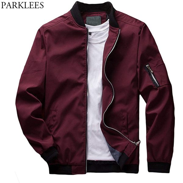 mens wine red lightweight softshell flight bomber jackets slim fit casual spring autumn varsity baseball windbreaker chaquetas, Black;brown
mens wine red lightweight softshell flight bomber jackets slim fit casual spring autumn varsity baseball windbreaker chaquetas, Black;brown