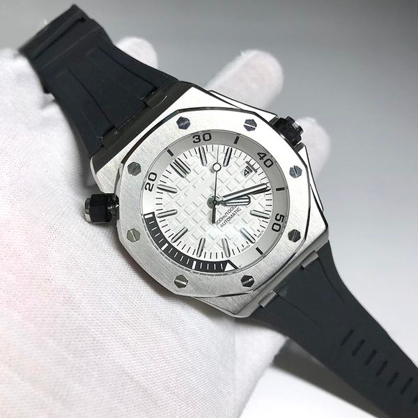 2019 new men black 42mm automatic sweeping watch sapphire glass royal oak rubber strap original bracelet watches
2019 new men black 42mm automatic sweeping watch sapphire glass royal oak rubber strap original bracelet watches