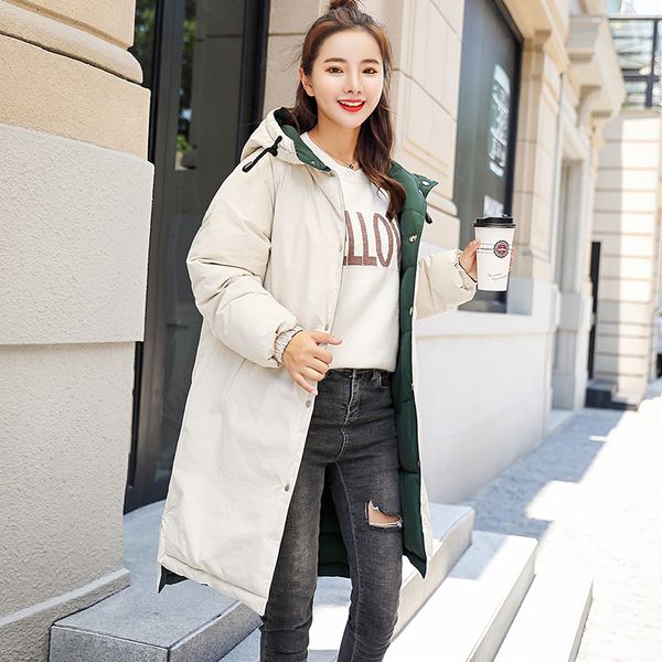 down parka women winter coat long loose jacket warm korean slim cotton padded jackets for female casual coats woman winter 2018, Black
down parka women winter coat long loose jacket warm korean slim cotton padded jackets for female casual coats woman winter 2018, Black