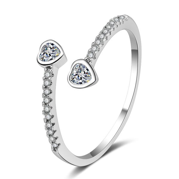 fashion rings 925 silver jewelry with heart-shaped cubic zirconia gem female ring for weddings engagement party gifts wholesales, Slivery;golden
fashion rings 925 silver jewelry with heart-shaped cubic zirconia gem female ring for weddings engagement party gifts wholesales, Slivery;golden