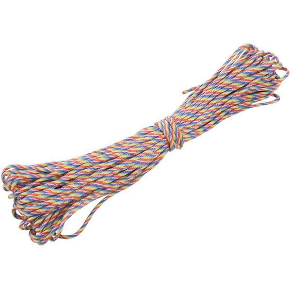 2 piece parachute code rope,purple + yellow/rainbow - 7 strands, 550 pounds, 100 feet
2 piece parachute code rope,purple + yellow/rainbow - 7 strands, 550 pounds, 100 feet